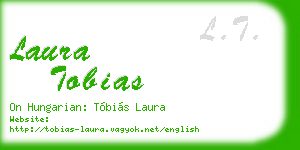 laura tobias business card
