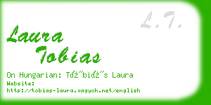 laura tobias business card